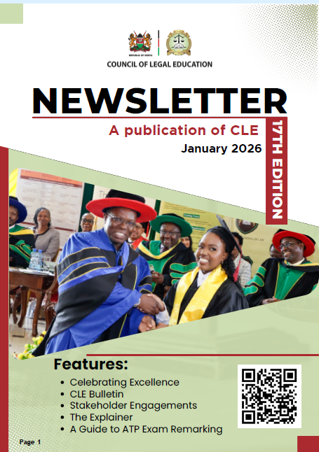 CLE Newsletter January 2026 Edition.